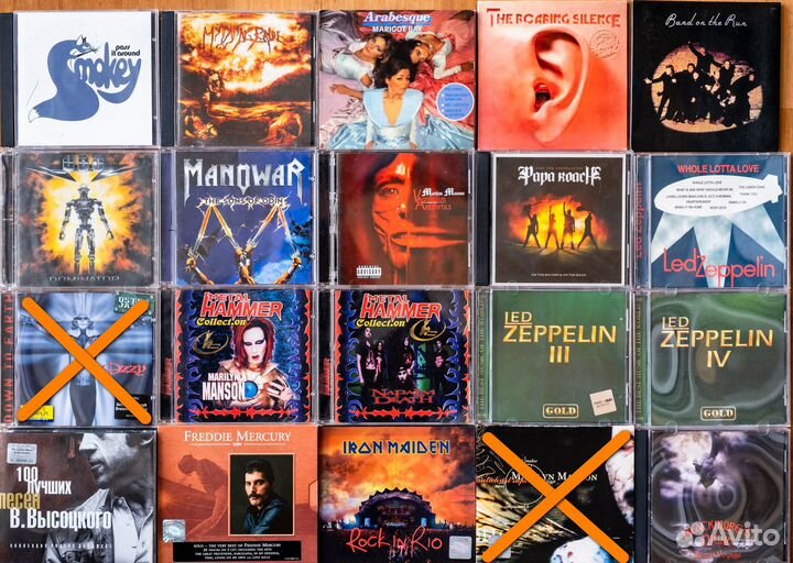 Фирменные компакт диски CD audio (музыка), CD-DA
