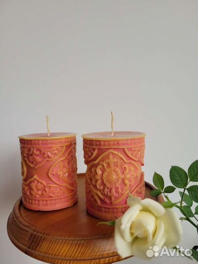 Свечи восковые ручной работы