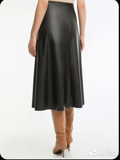 Юбка экокожа
