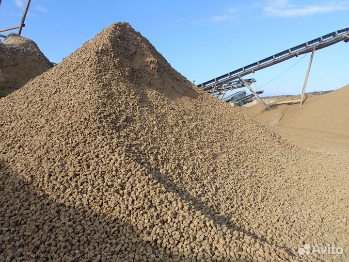 Щебень песок