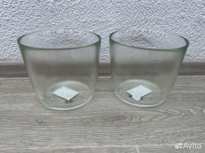 Кашпо для цветов стеклянное