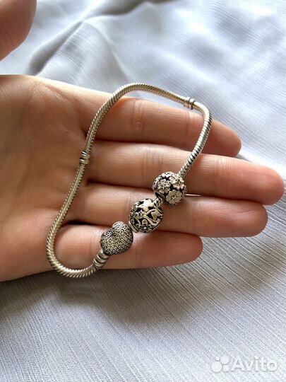 Серебряный браслет pandora оригинал