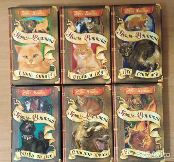 Коты-воители 1 цикл (6 книг)