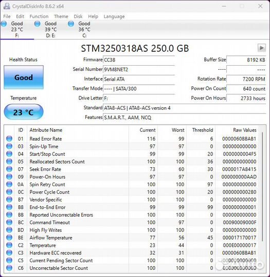 Жесткий диск hdd 250gb seagate maxtor