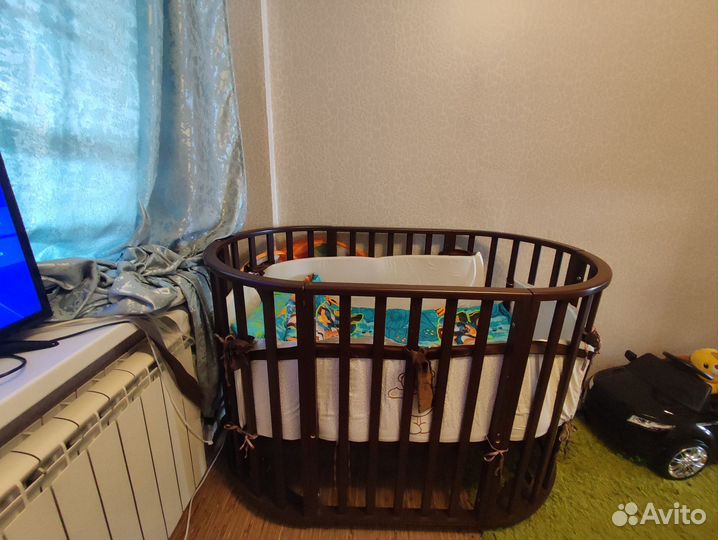 Детская кровать для новорожденных бу