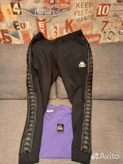 Штаны kappa с лампасами