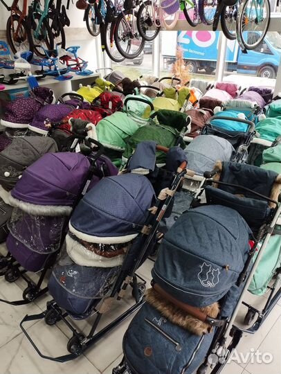 Санки коляска ника