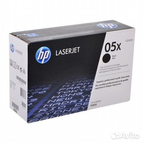 Картридж HP се505X оригинал