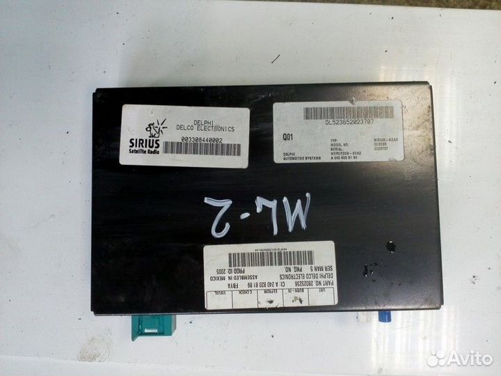 Блок электронный (радио) Mercedes-Benz Ml W164