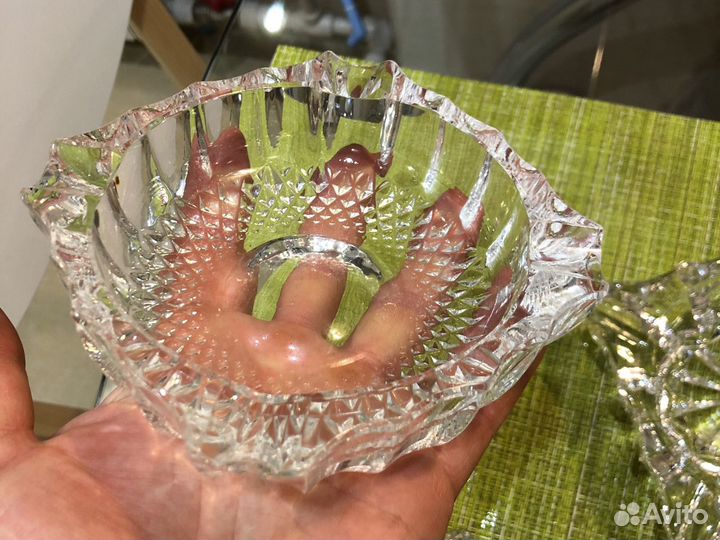 Пепельница хрустальная СССР