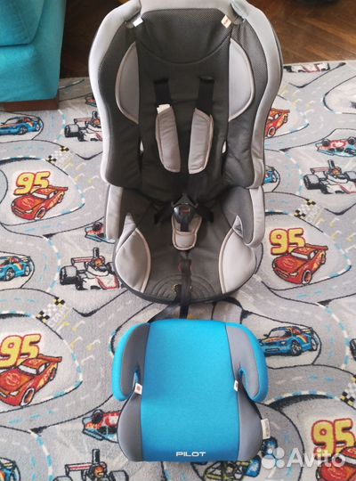 Автокресло teddy bear от 9 до 36 кг, бустер Pilot