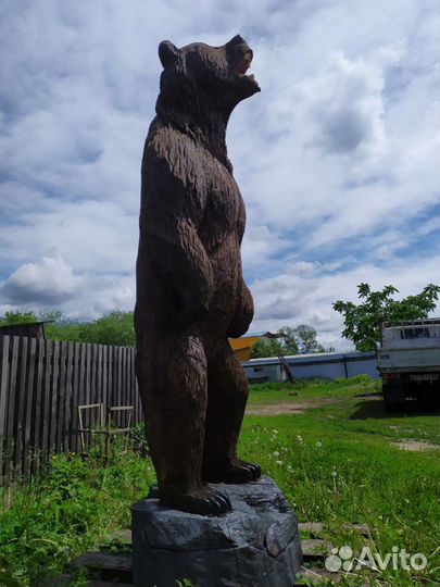 Резной - мишка