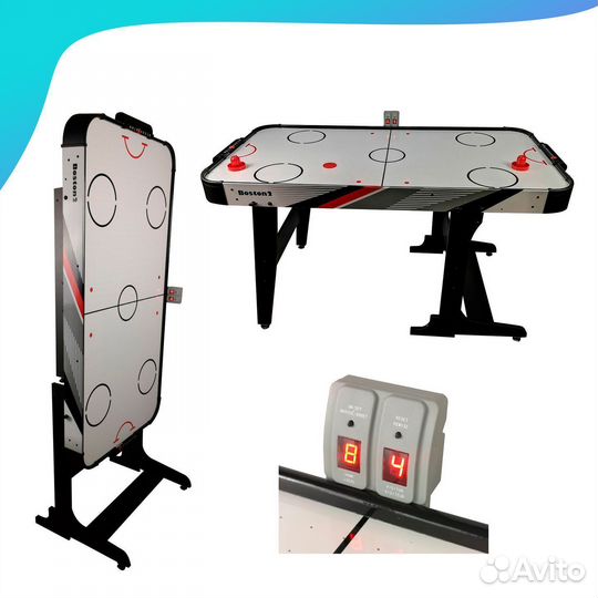 Игровой стол аэрохоккей 5 фт, новый. Арт 5
