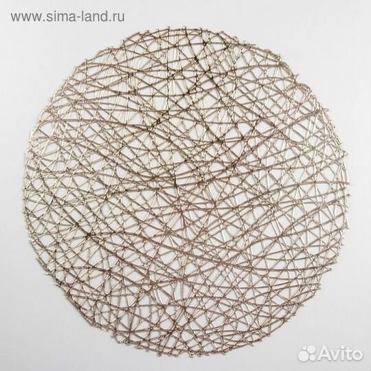 Набор салфеток сервировочных на стол Доляна «Паути