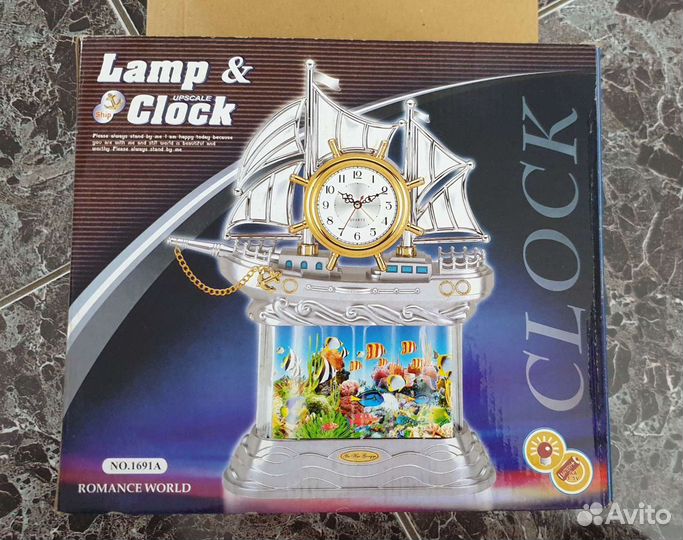 Часы-светильник настольные