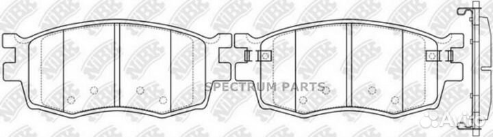Колодки NiBK PN0435 nibk PN0435