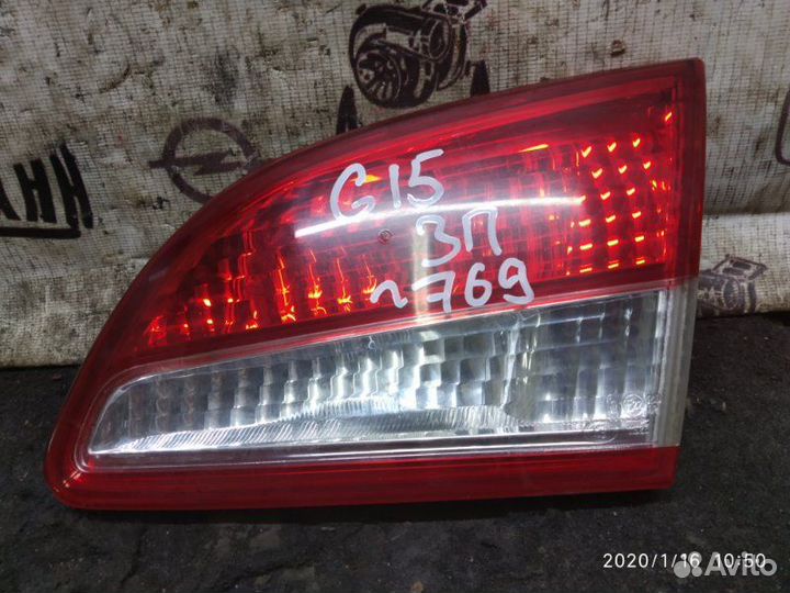 Фонарь задний правый Nissan Almera G15 K4MC697