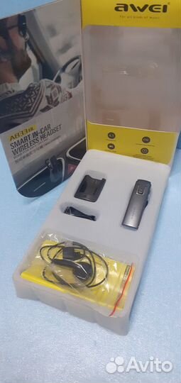 Bluetooth гарнитура Awei большой комплект