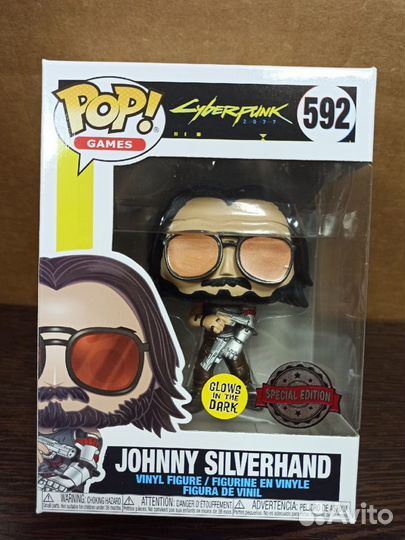 Фигурки Funko Cyberpunk 2077 V (Male), Johnny Silv
