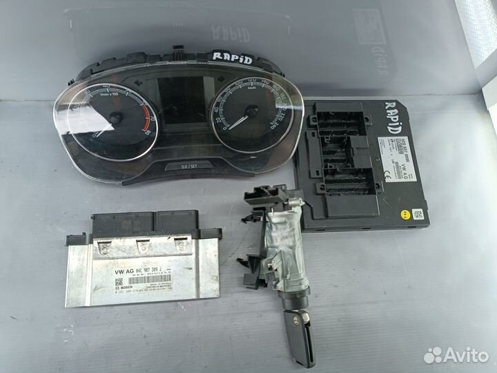 Комплект эбу Skoda Rapid