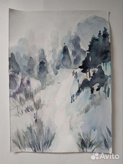 Акварельные пейзажи