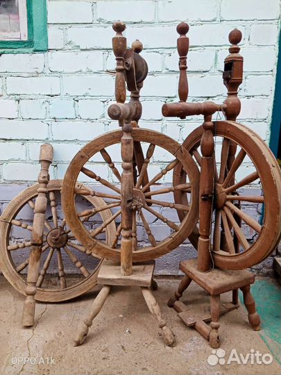 Прялка деревянная старинная