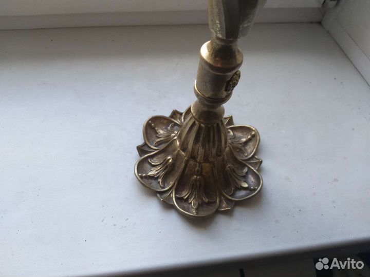 Подсвечники пара,бронза