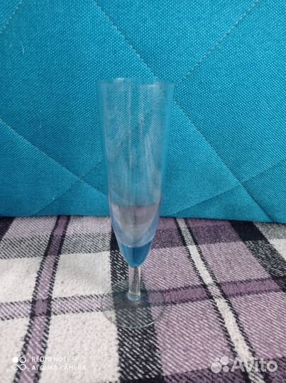 Бокал цветное стекло СССР