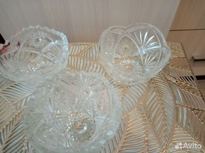 Ваза хрустальная