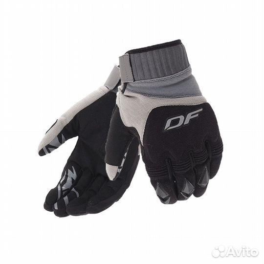 Мотоперчатки Dragonfly Enduro Gray-Black