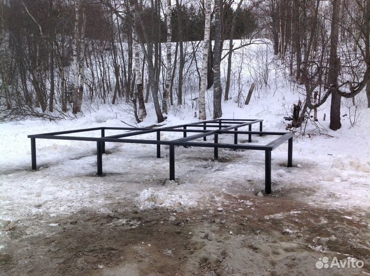 Винтовые сваи с монтажом 108* 2000 мм