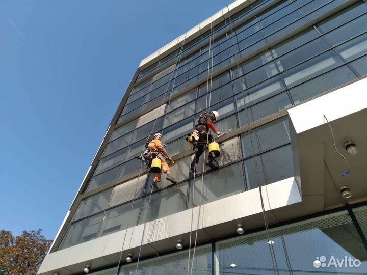 Мытьё фасада