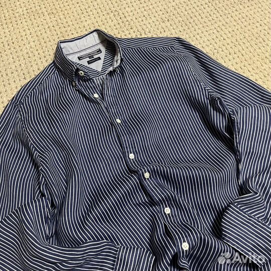 Tommy hilfiger рубашка из льна (льняная) lacoste