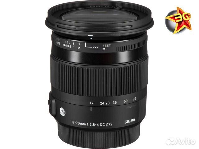 Объектив Sigma AF 17-70 f/2.8-4.0 DC macro OS HSM