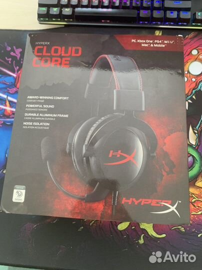 Игровые наушники hyperx cloud core