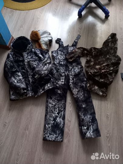 Детский зимний костюм для рыбалки