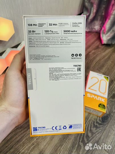 TECNO Spark 20 Pro, 8/256 ГБ