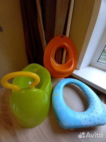 Горшок детский и сиденье для мальчика