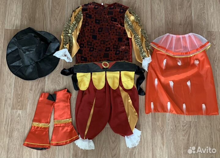 Карнавальный костюм кота в сапогах (или принца)