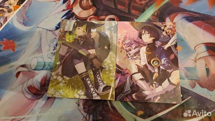 Мини альбом с артами Genshin impact