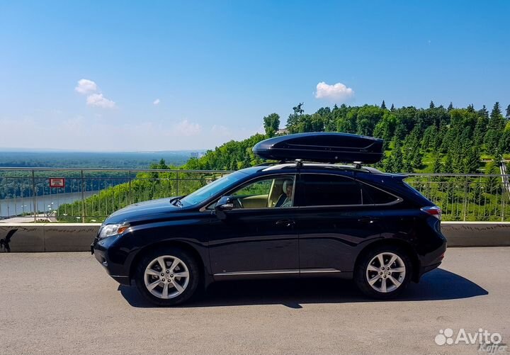 Автомобильный бокс Koffer A440 (черный матовый)