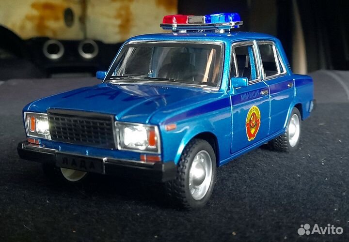 Модель автомобиля ваз-2107 милиция