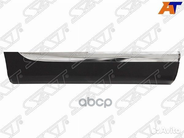 Накладка на заднюю дверь toyota highlander 10-1