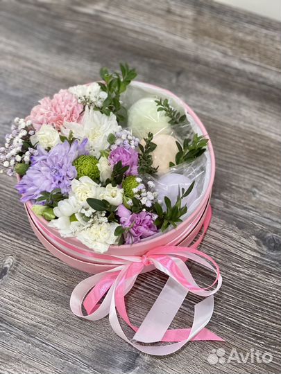 Цветы с зефиром