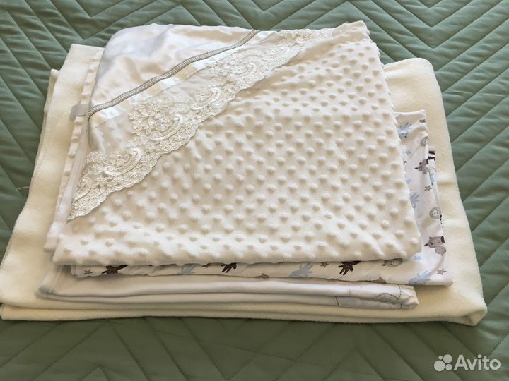 Одеяло на выписку, плед хлопковый,флисовый,пеленка