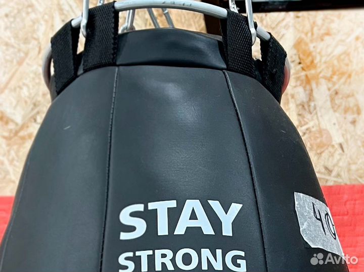 Груша боксерская E523, кожзам, 16 кг, черный
