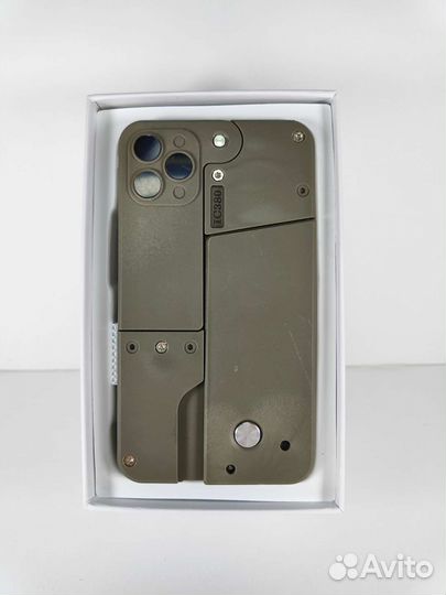 Детский айфон пистолет с гильзами