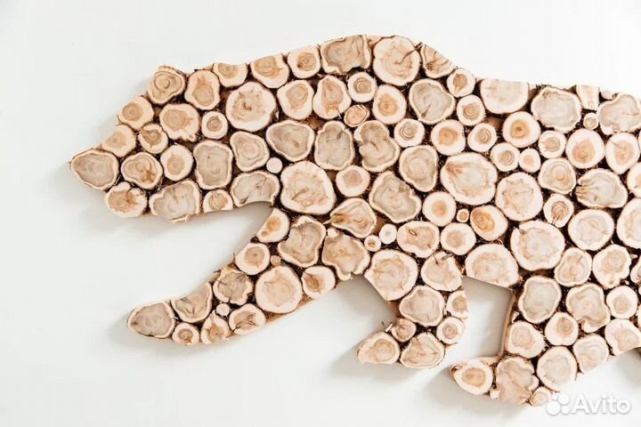 Панно из можжевельника