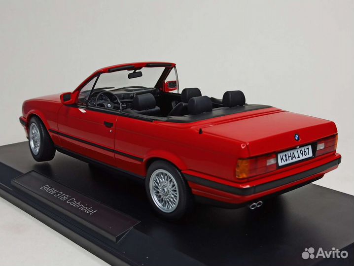 Bmw 318i E30 Cabrio 1991 Norev 1:18
