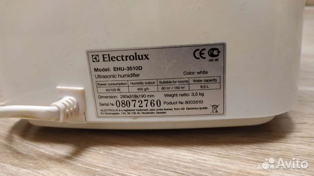 Увлажнитель Electrolux